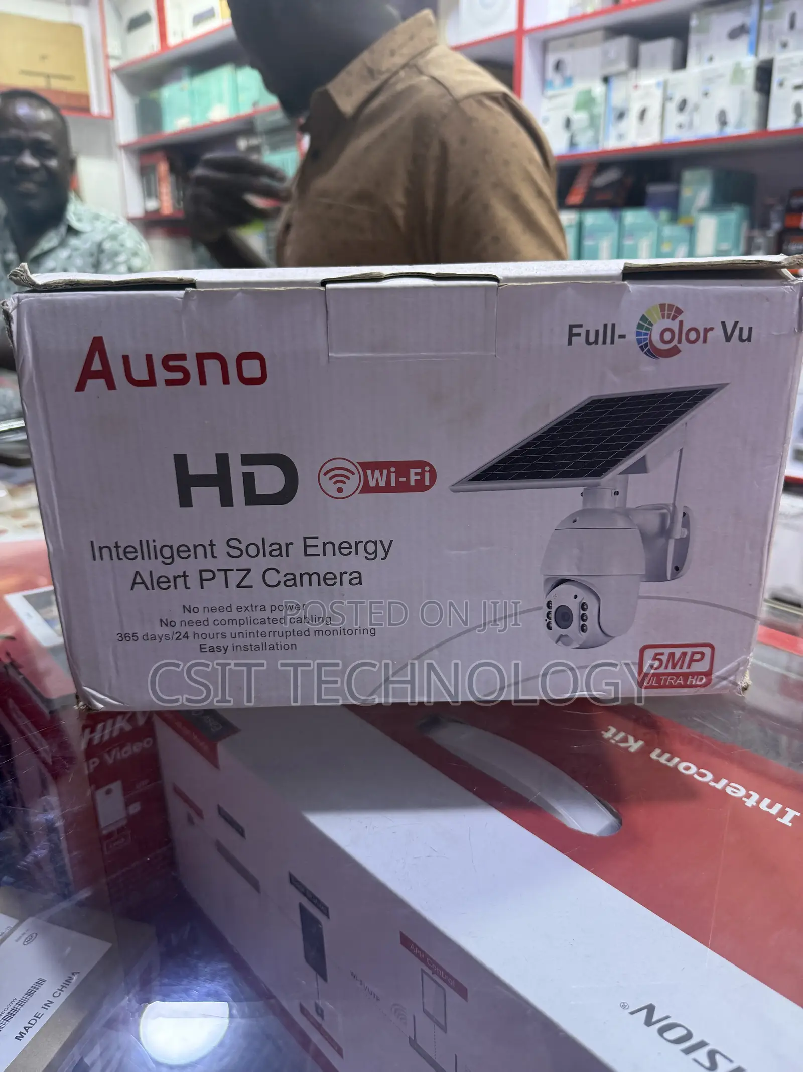 Ausno Solar Energy Alert PTZ Camera