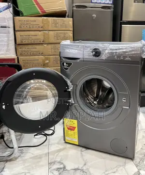 Get Nasco 8kg Fully Automatic Electric Washing Machine(Gray) 
