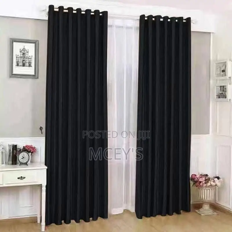 Black Curtains Sunblock