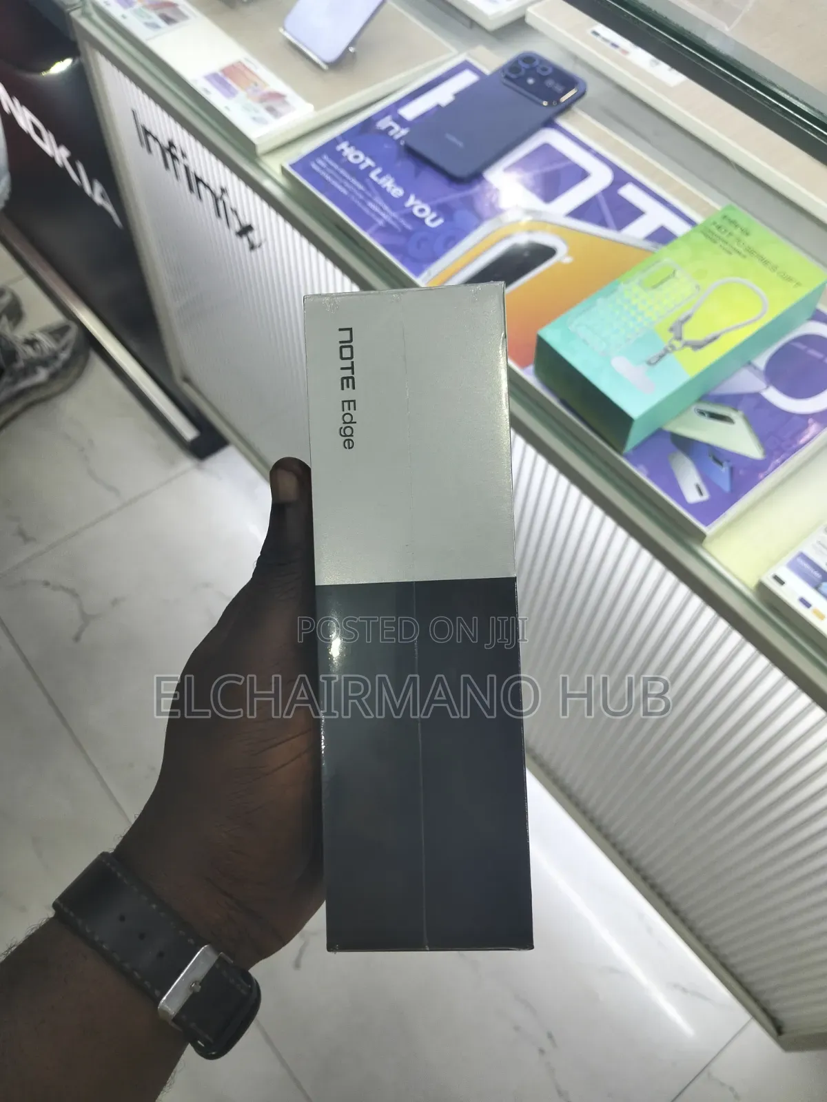 New Infinix Note Edge 256 GB Gray