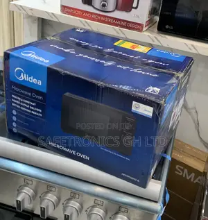 Elegant Black Midea 20ltr Microwave With Grill – Mg720cfb