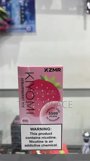 ZMR Kiyomi 5500 Puffs Disposable Vape – Strawberry Ice | Ceramic Coil