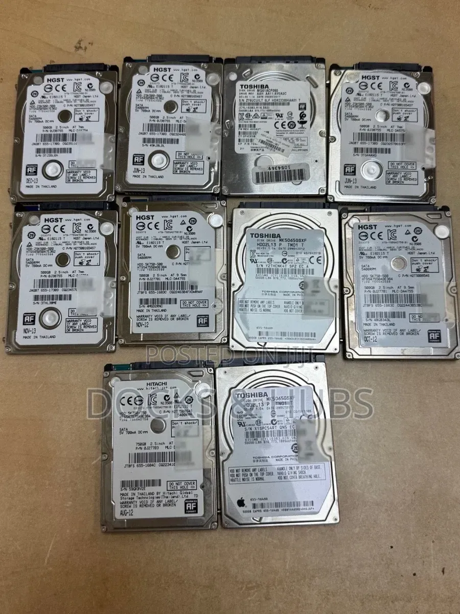 80gb 2.5" Sata Hard-drives Hdd - Western Digital Black