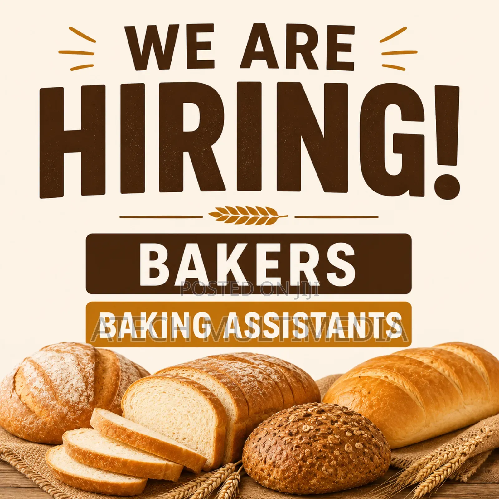 Bread Bakers Needed Urgently