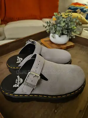Dr Martens Zebzag Platform Grey