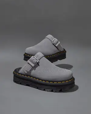 Dr Martens Zebzag Platform Grey