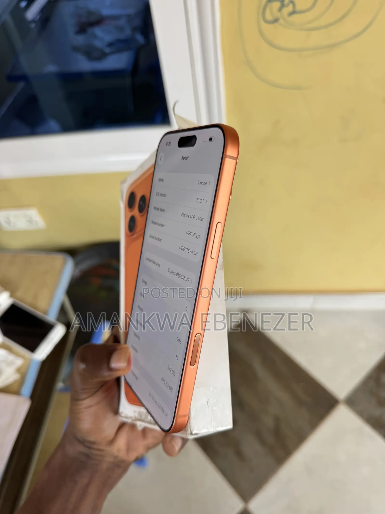 New Apple iPhone 17 Pro Max 512 GB Orange