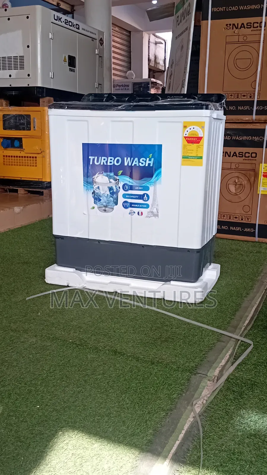 Extra Capacity Flamino 12kg Washer – Perfect for Families12kg