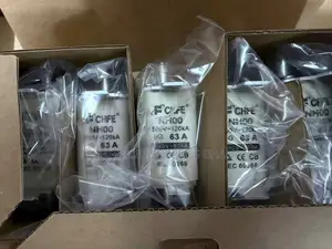 Nh00 Industrial Fuse Link Gg 63a 500v High Breaking Capacity