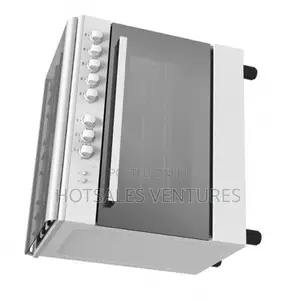 Strong Midea 5 Burner 80x60cm Silver Gas Cooker - 30amg5g027