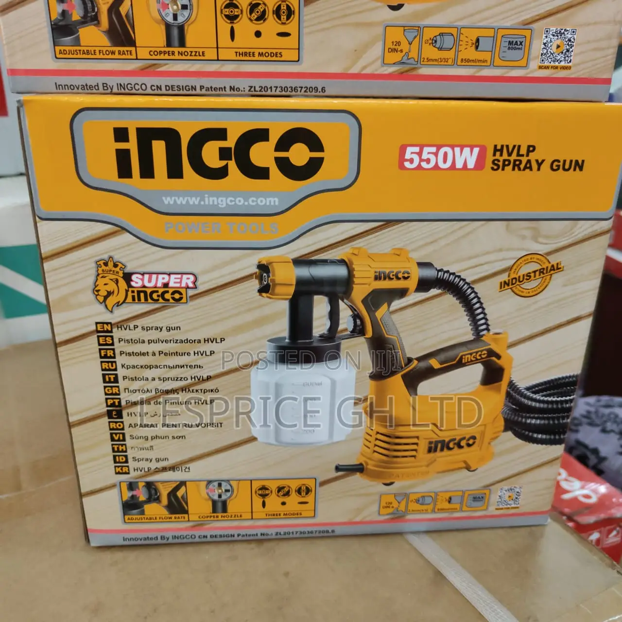 Top Rated 550w Spray Gun From Ingco