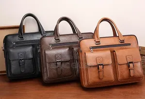 14" Jeep Leather Laptop Compartment Handbags in Different Colors
