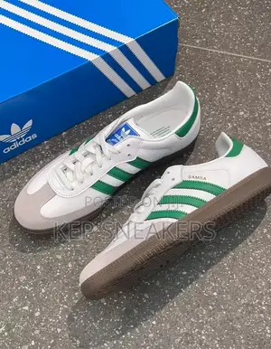 Adidas Samba Og White And Green