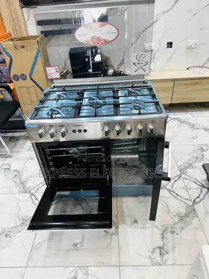 5b 60/90 Gas Cooker Oven Rotisserie Sliver Midea Tech