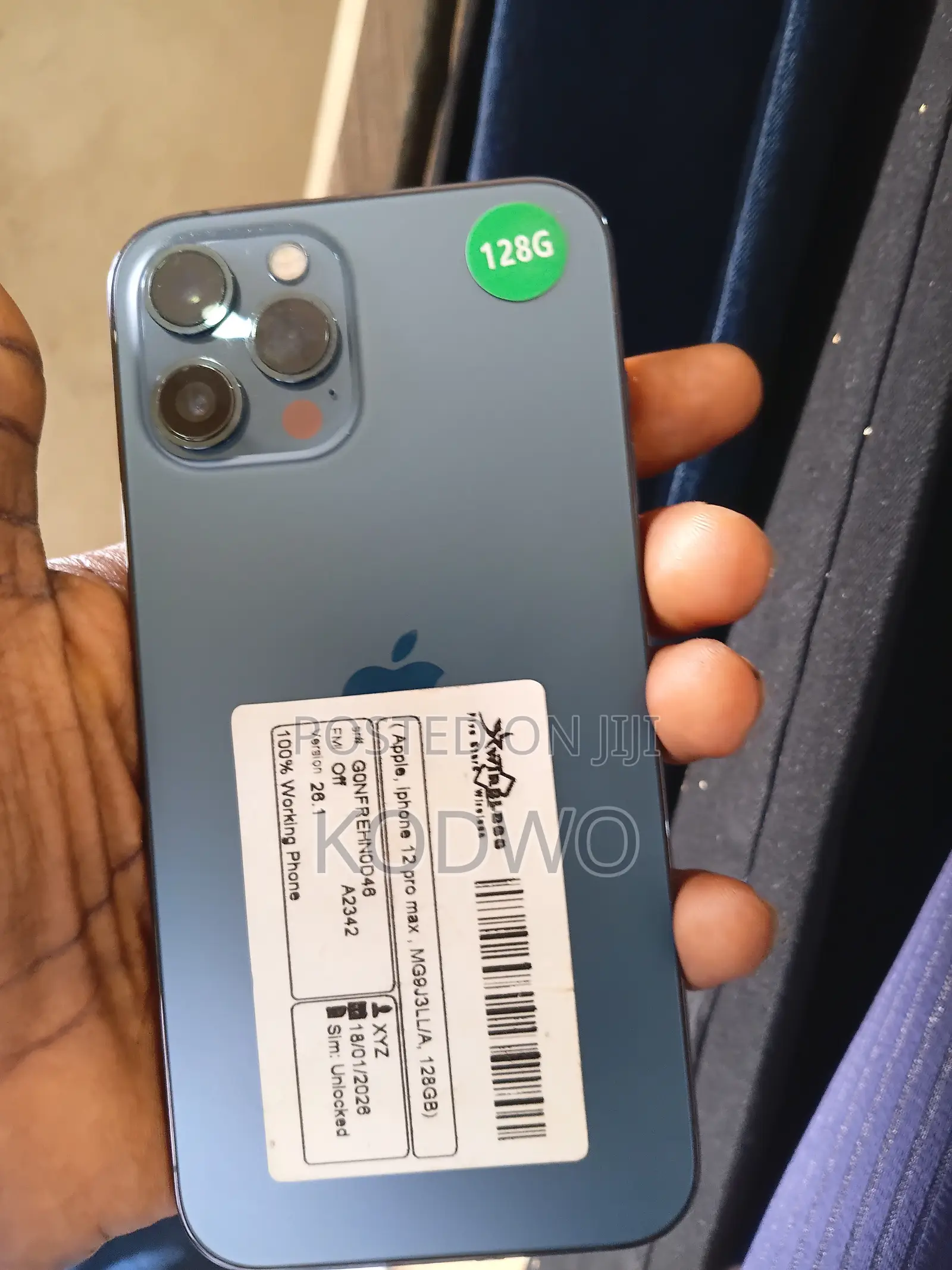 New Apple iPhone 12 Pro Max 128 GB Blue