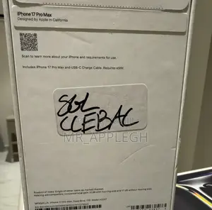 New Apple iPhone 17 Pro Max 1 TB Blue