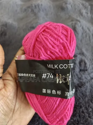 4ply 50g Milk Cotton Yarn