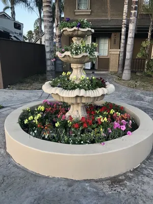 Flowerbeds and Flowerpots Deco