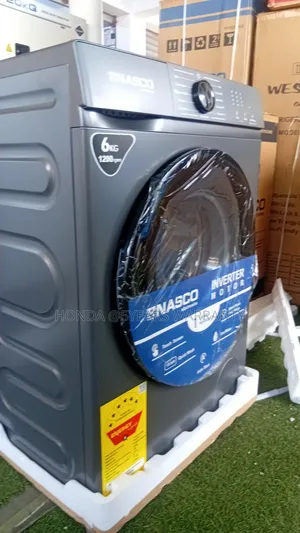 Nasco Nasfl-J6kg-S Automatic Washing Machine – 6kg Capacity