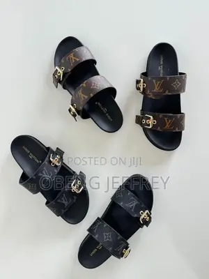 Original Louis Vuitton Ladies Slippers/Sandals in Colours