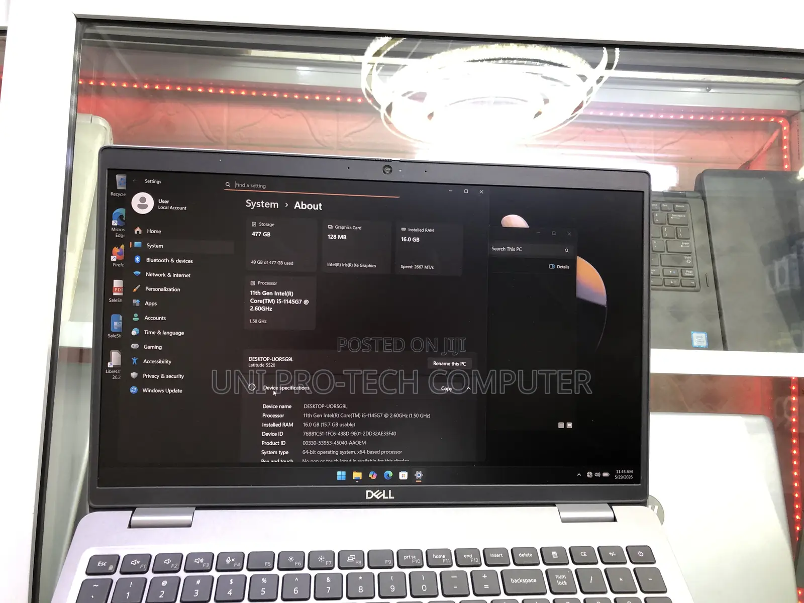 New Laptop Dell Latitude 5520 16GB Intel Core i5 SSD 512GB