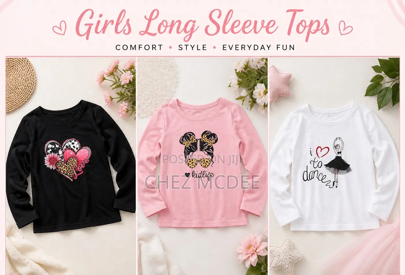 Girls’ Fashion Outfit Set (Age 7) | Stylish Comfortable Kids Wear