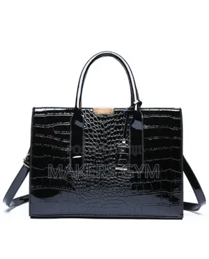 Handbag Crocodile (Black)