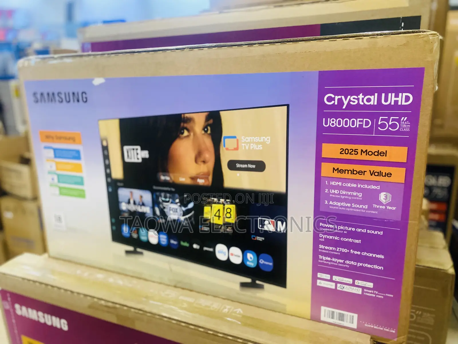 Samsung 55 Inch Class Crystal Uhd Smart Tv