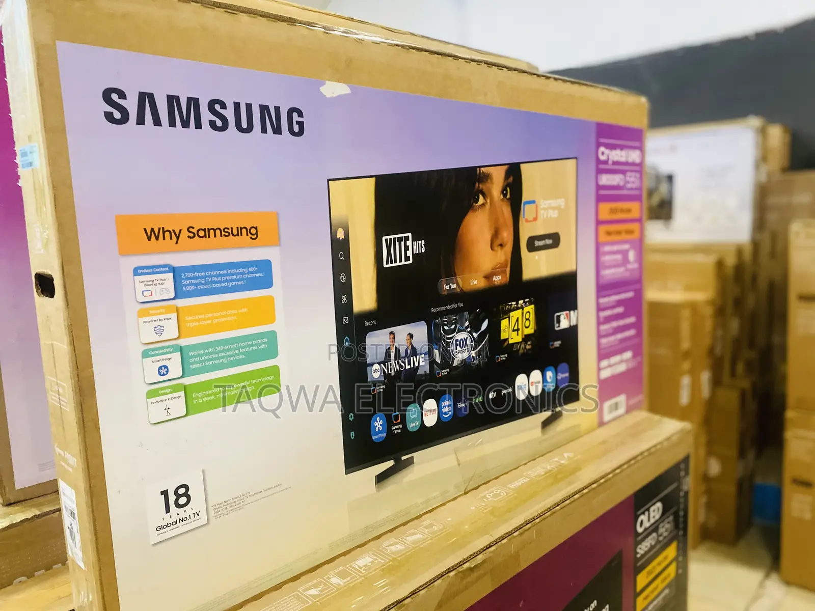 Samsung 55 “ Upscaling Smart Tv