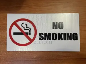 No Smoking Sign Card