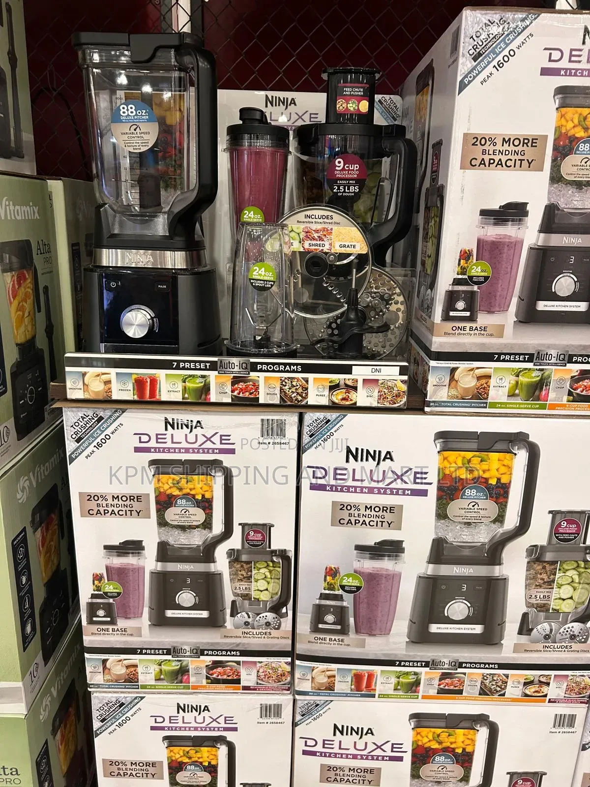 Ninja Blender Deluxe 3in1 1600watts (Step Down Needed)