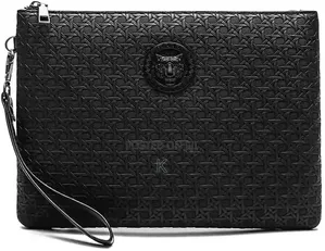 Business Unisex Day Clutch Phone Bag Pu Leather Money Handbag Fashion
