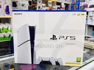Sony Ps5 Slim Disk Edition 2 Controllers Bundle
