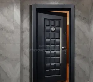 Quality Black Full Metal Single Turkish Door Available in All Sizes