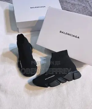 Original Balenciaga 2.0 Socks All Black