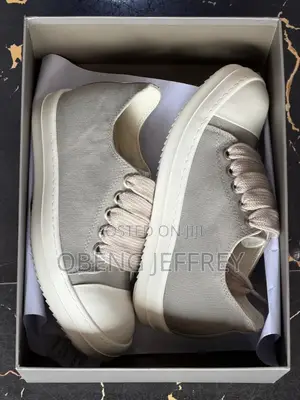 Original Rick Owen Denim Canvas High/Low Gray
