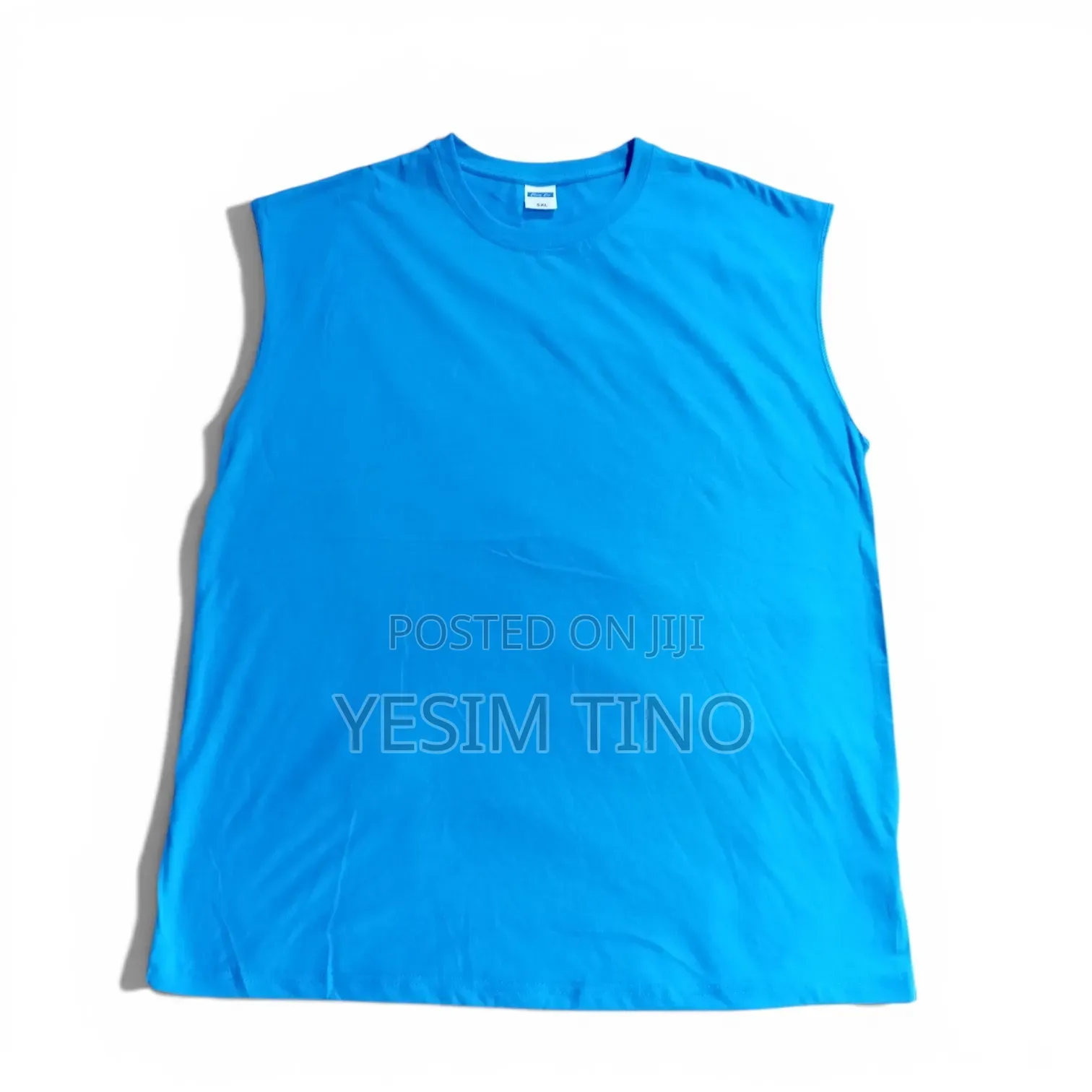 Plain Unisex Cotton T-Shirt and Sleeveless Shirt