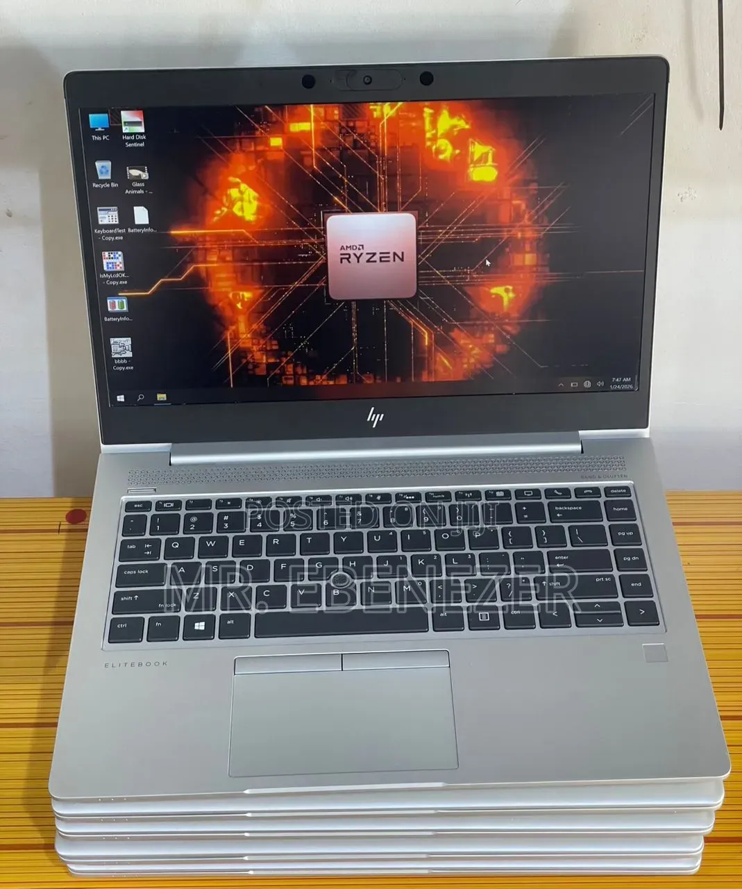 New Laptop HP EliteBook 845 G7 8GB AMD Ryzen 5 SSD 256GB
