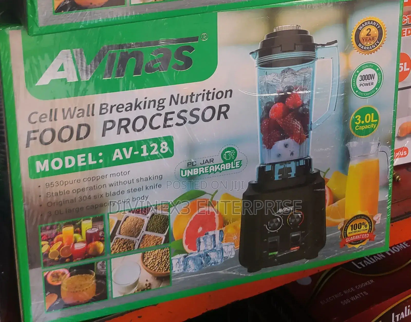 Avinas Av-128 Cell Wall Breaking Nutrition Food Processor
