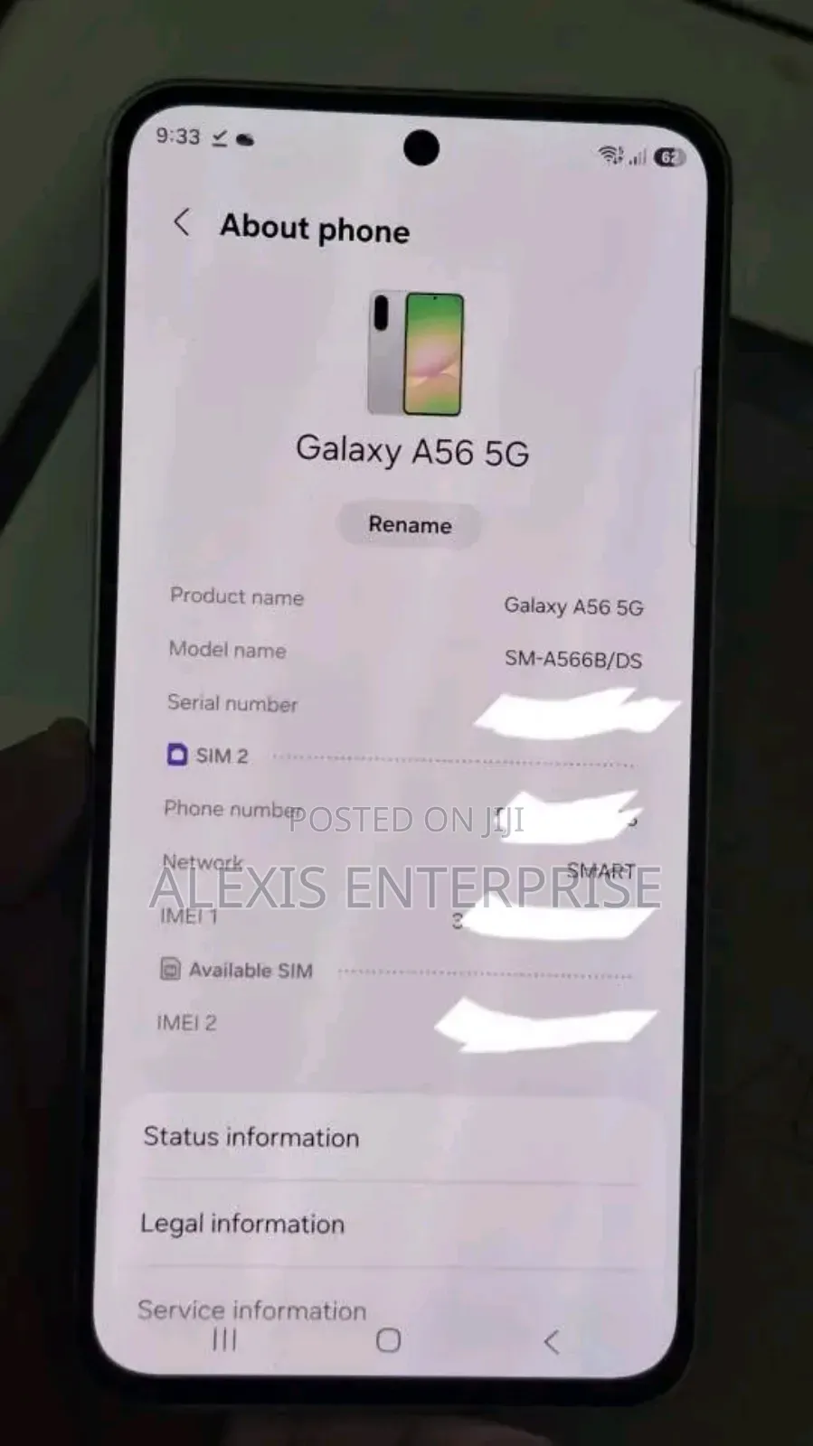 Samsung Galaxy A56 128 GB Silver