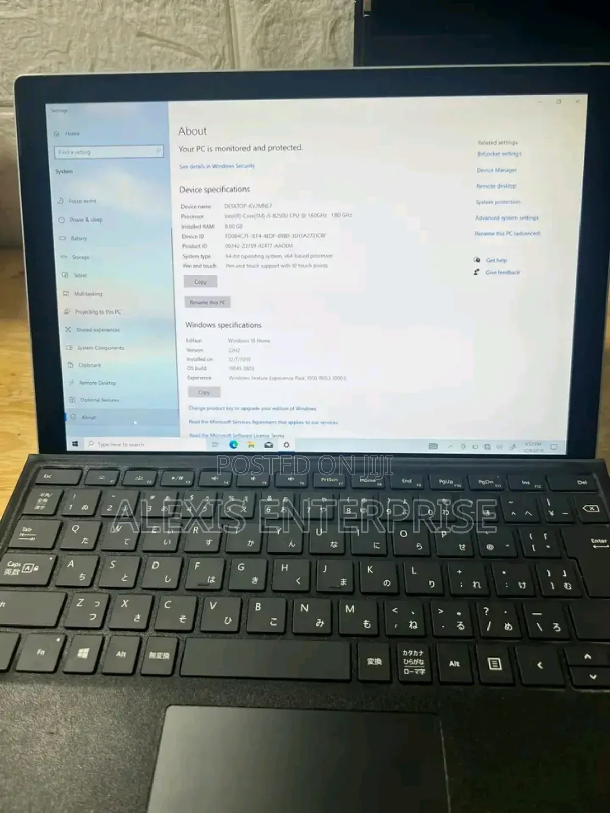 Laptop Microsoft Surface Pro 4 8GB Intel Core i5 SSD 256GB