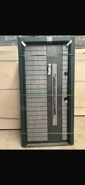 Quality Hard Wood Heavy Duty Turkish Single Door With Metal Frames