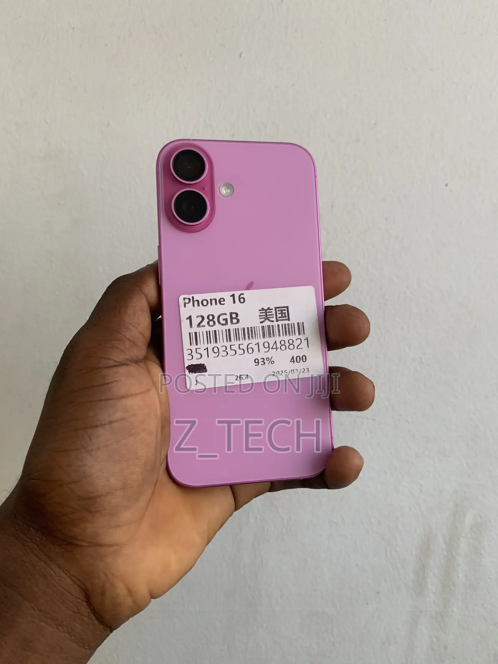 Apple iPhone 16 128 GB Pink