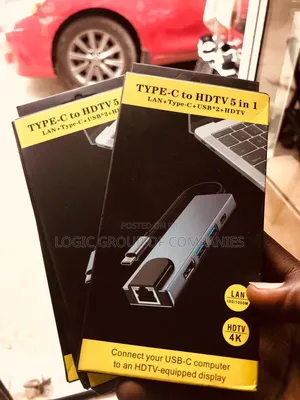 Type C to HDTV 5 in 1 Adapter