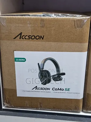 Accsoon 3in1 Intercom Headset for Media Team