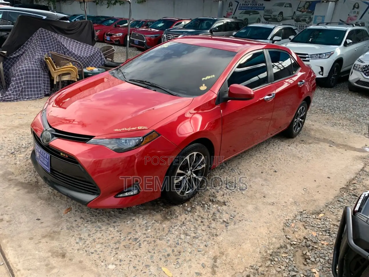Toyota Corolla LE Eco (1.8L 4cyl 2A) 2018 Red
