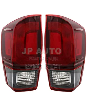 Black Bezel Compatible With 2018-2023 Toyota Tacoma Tail Light Pair