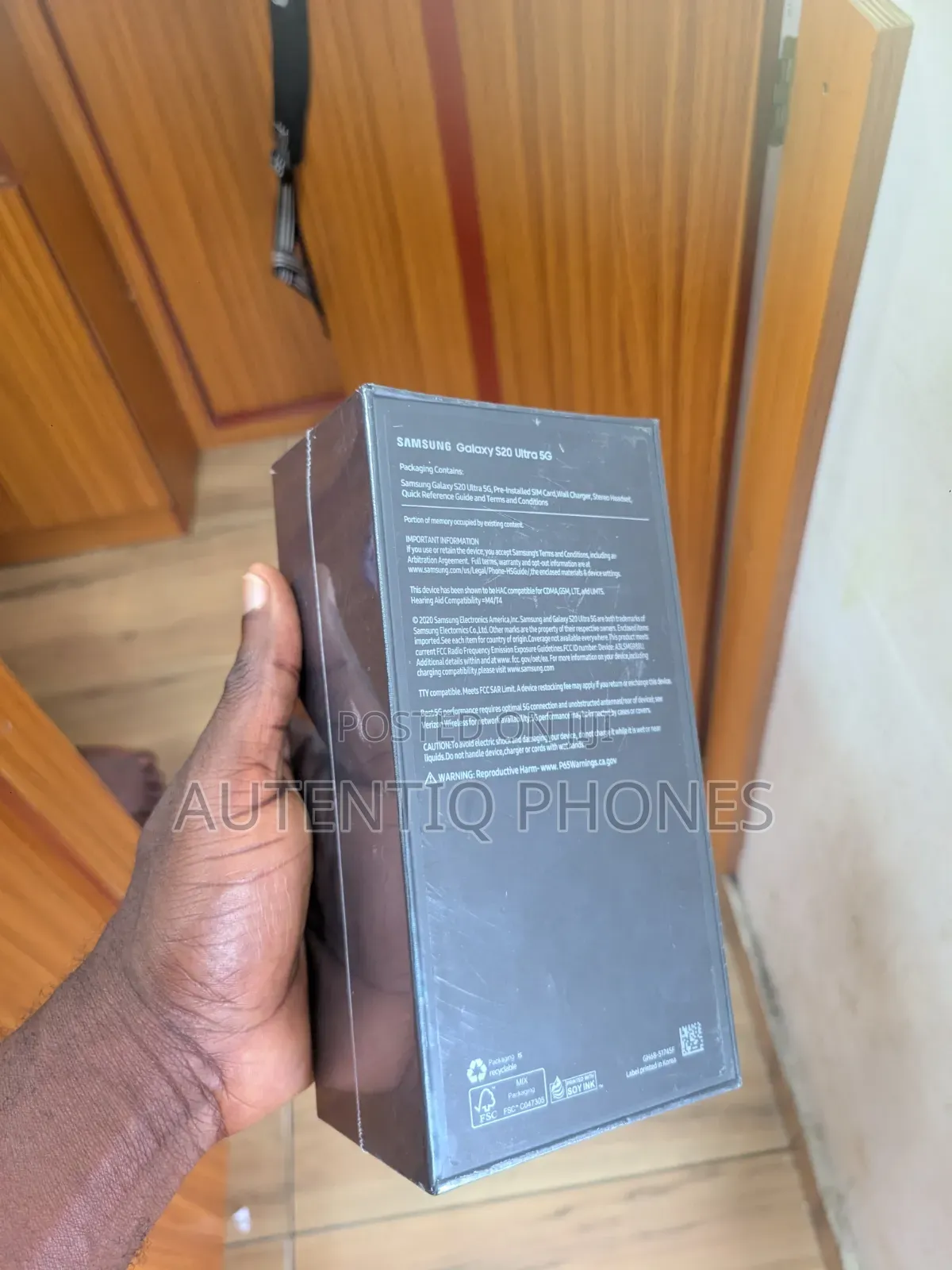 New Samsung Galaxy S20 Ultra 5G 128 GB Gray