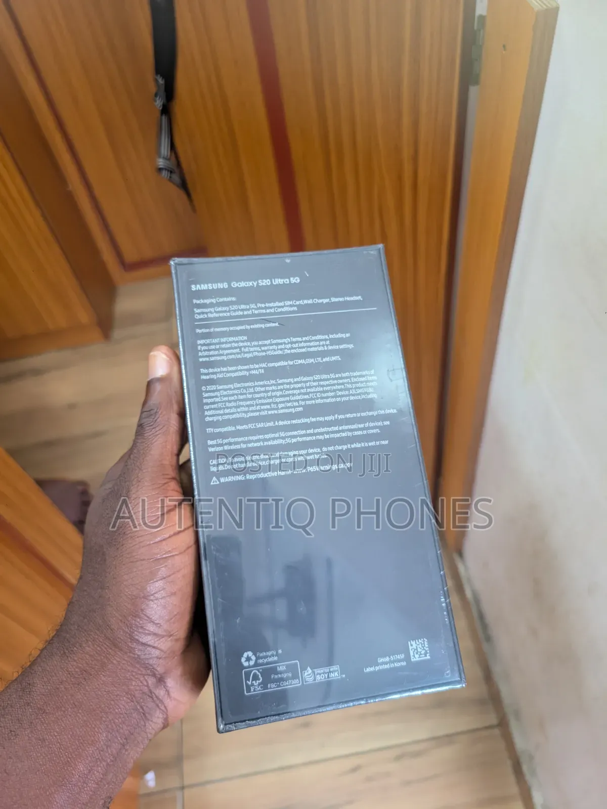 New Samsung Galaxy S20 Ultra 128 GB Black