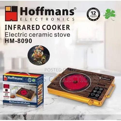 Electric Infrared Cooker 2200watts Gold